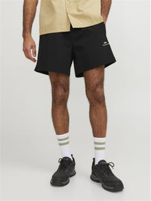 Jack & Jones RDD Regular Fit Sweat shorts -Black - 12232640