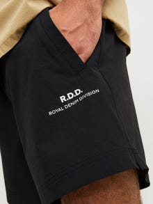 R.D.D. ROYAL DENIM DIVISION RDD Regular Fit Shorts -Black - 12232640