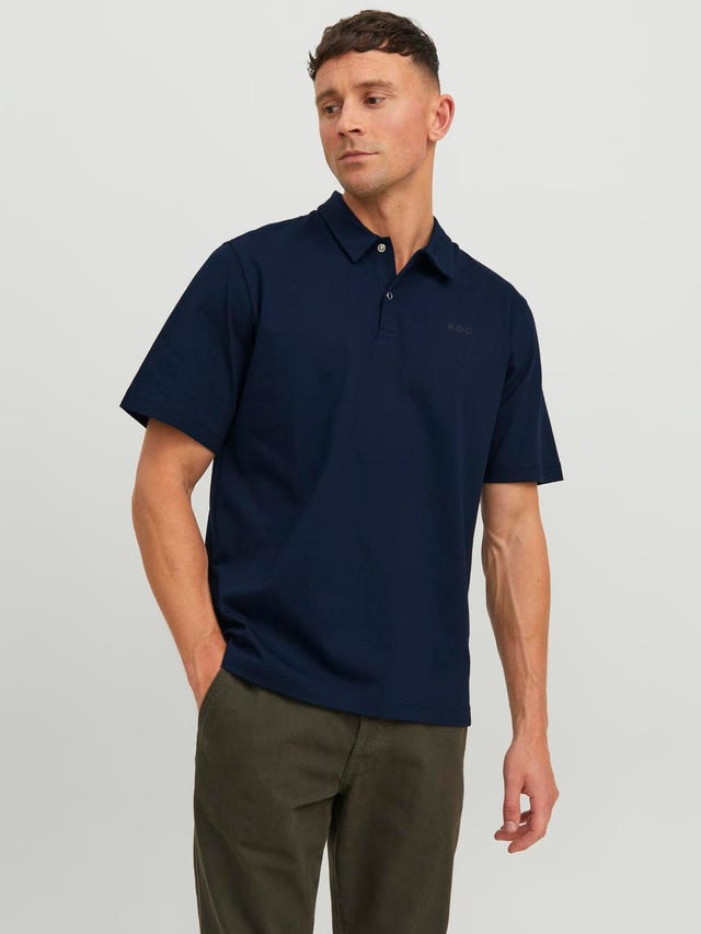 Jack & Jones RDD Logo Polo límec Tričko - 12232814