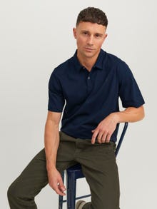 R.D.D. ROYAL DENIM DIVISION Logo Hemdkragen Poloshirt -Navy Blazer - 12232814