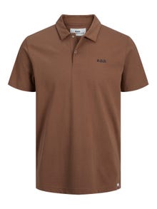 Jack & Jones RDD Camiseta polo Logotipo Polo -Cocoa Brown - 12232814