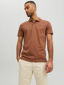 Jack & Jones RDD Camiseta polo Logotipo Polo -Cocoa Brown - 12232814