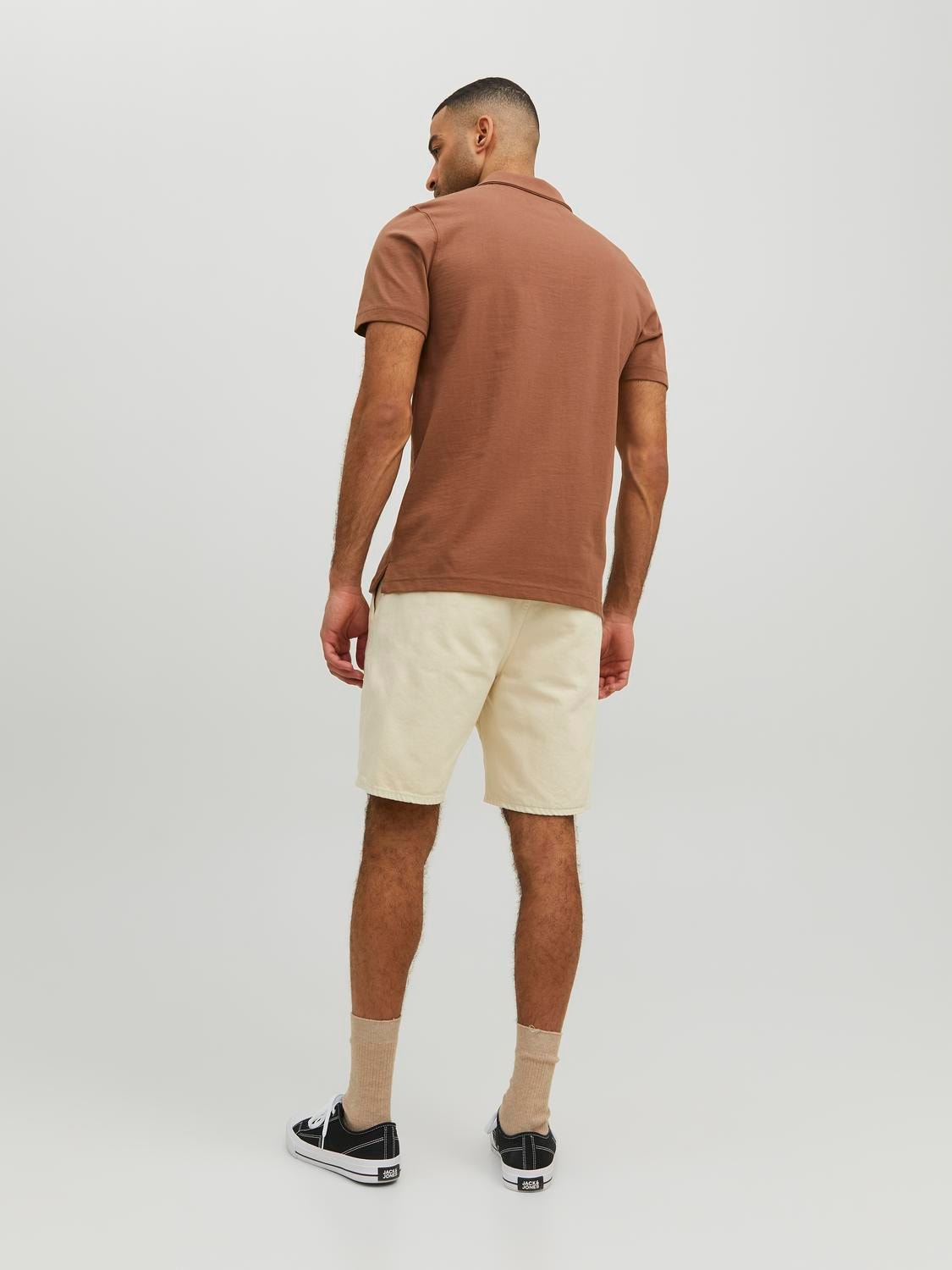 Jack & Jones RDD Καλοκαιρινό μπλουζάκι -Cocoa Brown - 12232814