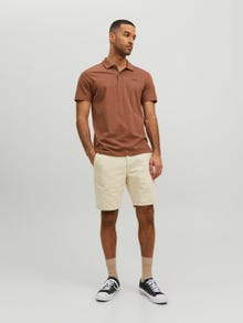 Jack & Jones RDD Logo Polo Eesti keel -Cocoa Brown - 12232814