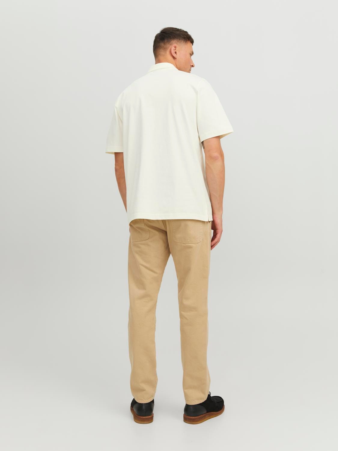 Jack & Jones RDD Camiseta polo Logotipo Polo -Egret - 12232814