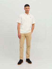 Jack & Jones RDD Camiseta polo Logotipo Polo -Egret - 12232814