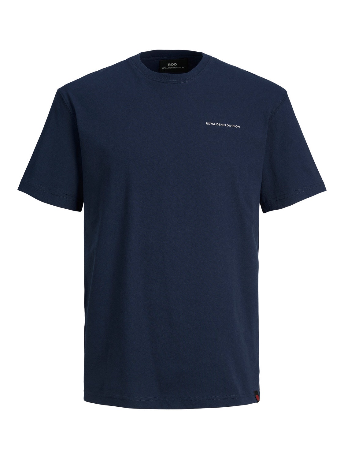 Jack & Jones RDD Vanlig O-hals T-skjorte -Navy Blazer - 12232815
