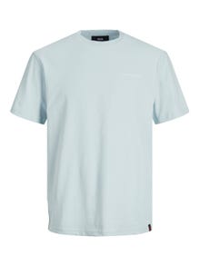 Jack & Jones RDD Plain Crew neck T-shirt -Dream Blue - 12232815