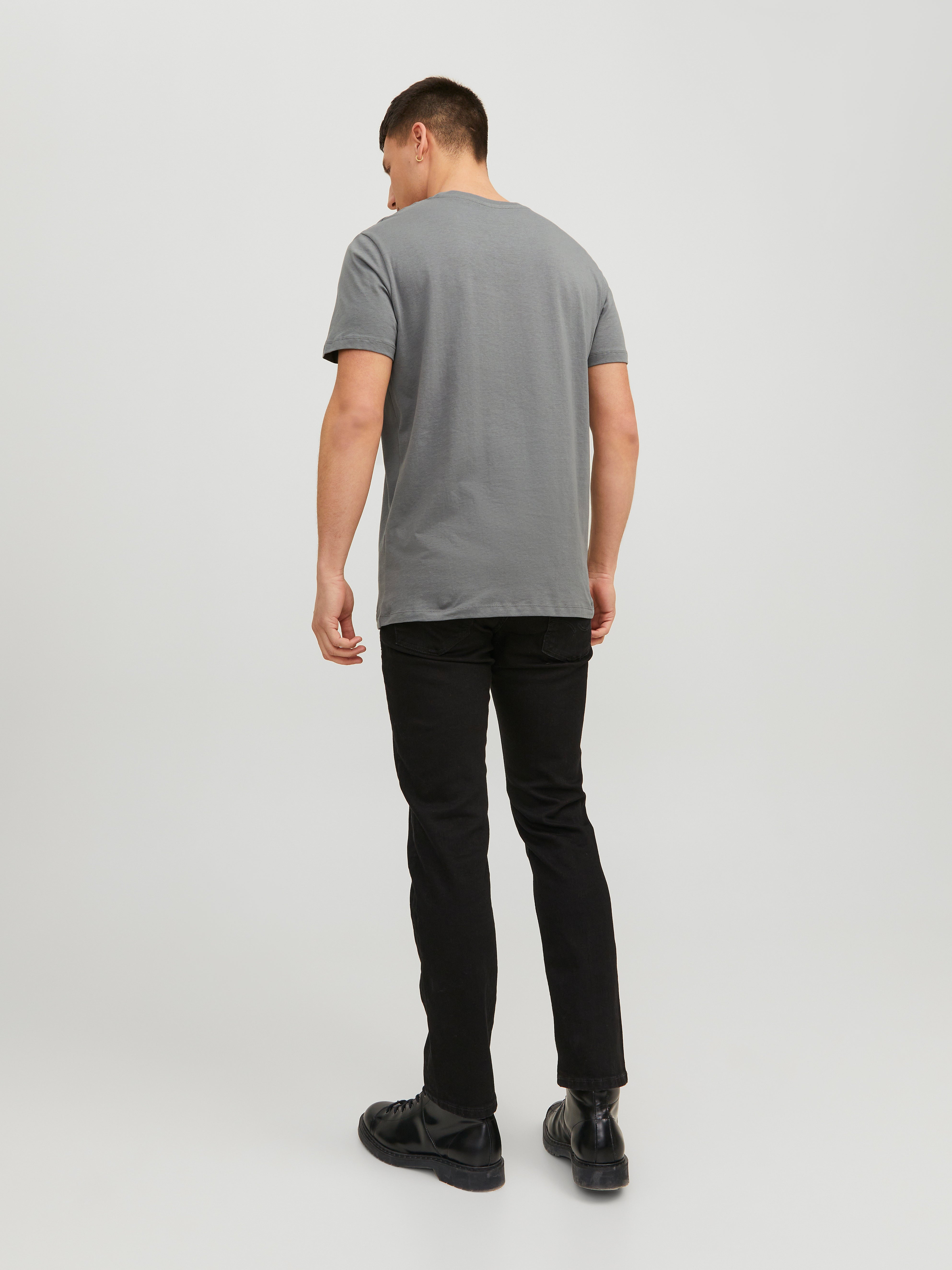 Logo Crew neck T-shirt | Dark Grey | Jack & Jones®