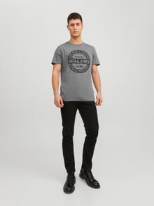 Jack & Jones Logotyp Rundringning T-shirt -Sedona Sage - 12232972