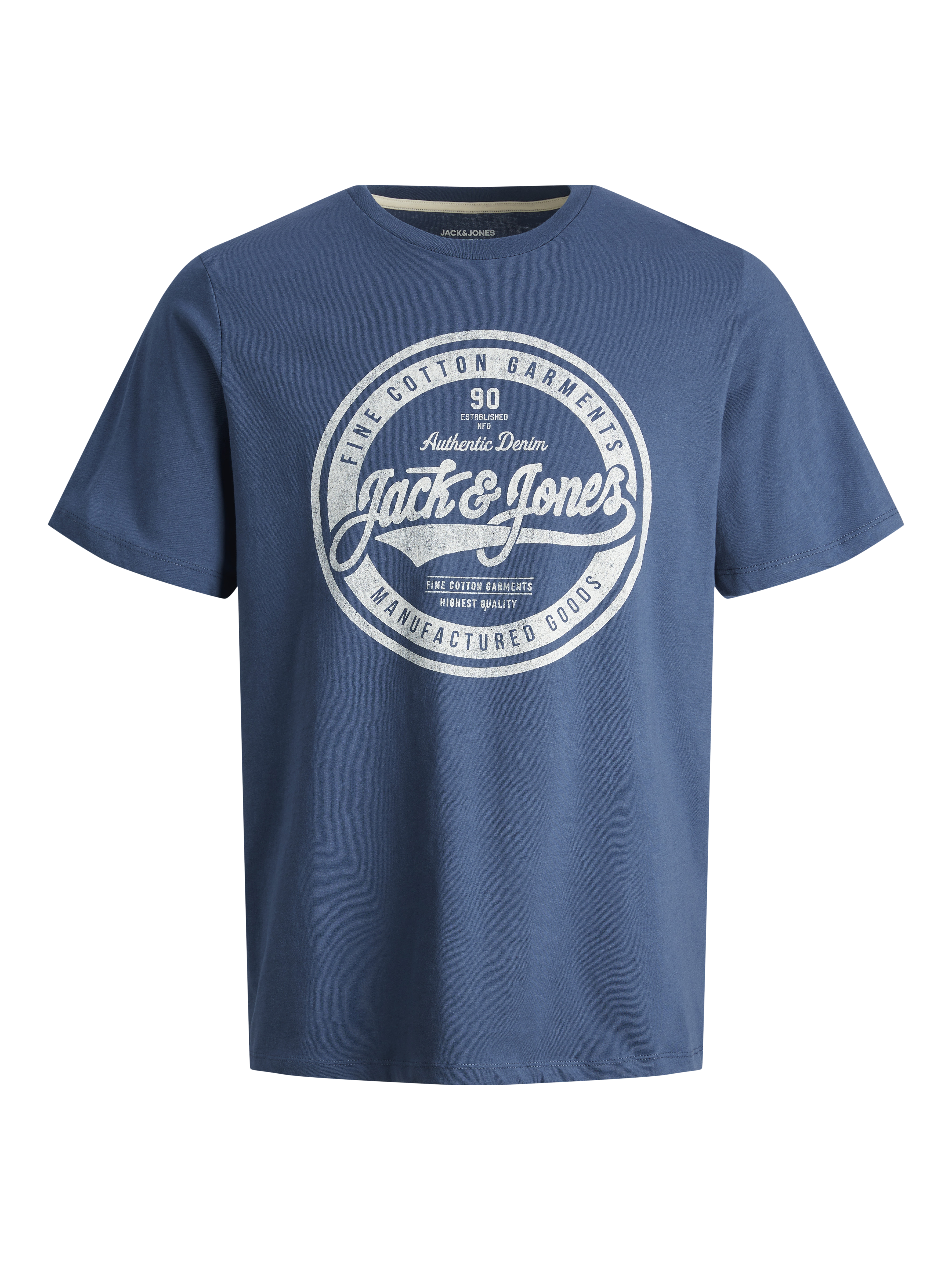T-Shirt Jack & Jones Uomo - Logo Frontale Cotone Comfort Girocollo - Foto 9
