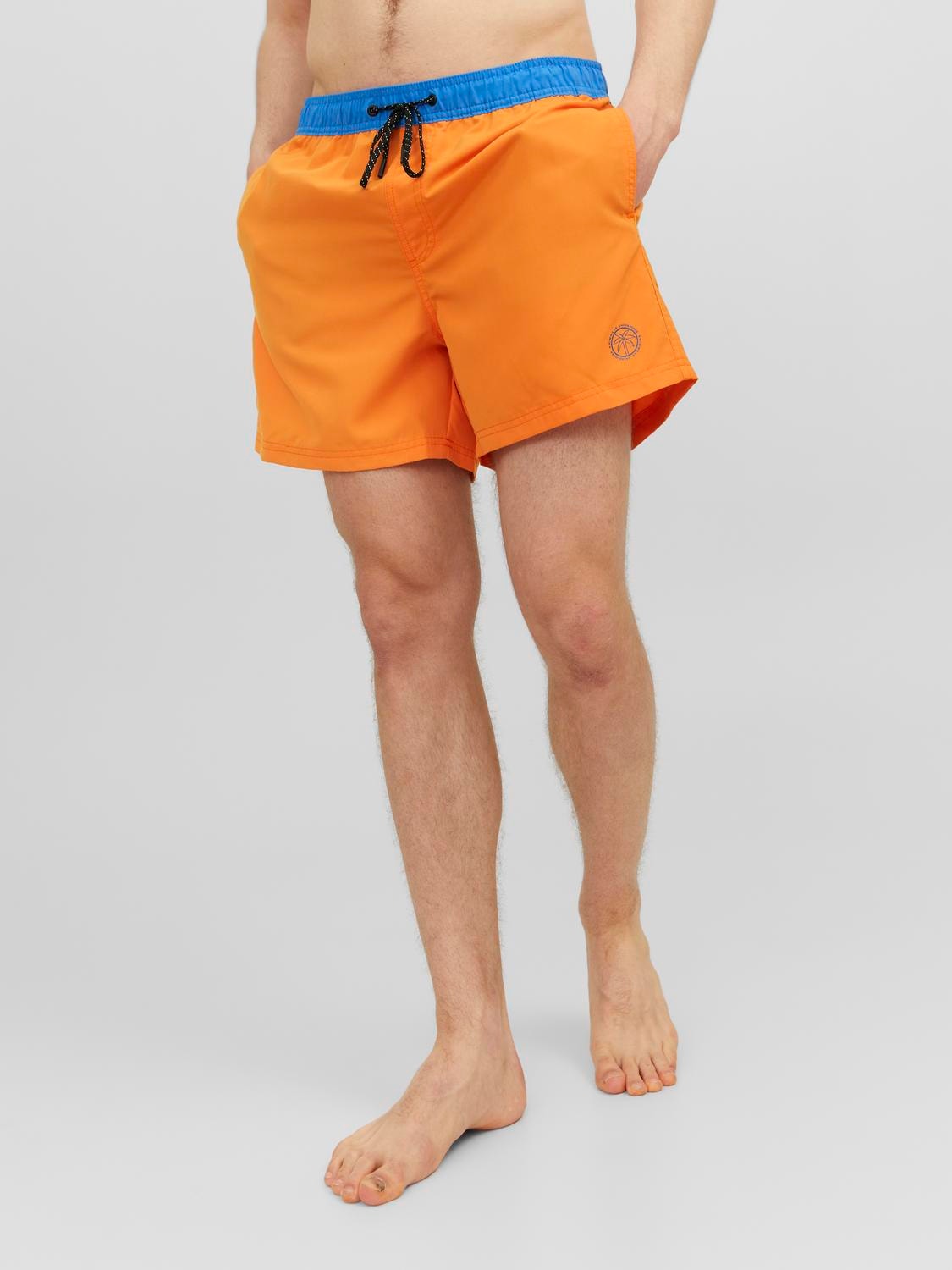 Jack & Jones Calções de banho Regular Fit -Orange Peel - 12232983