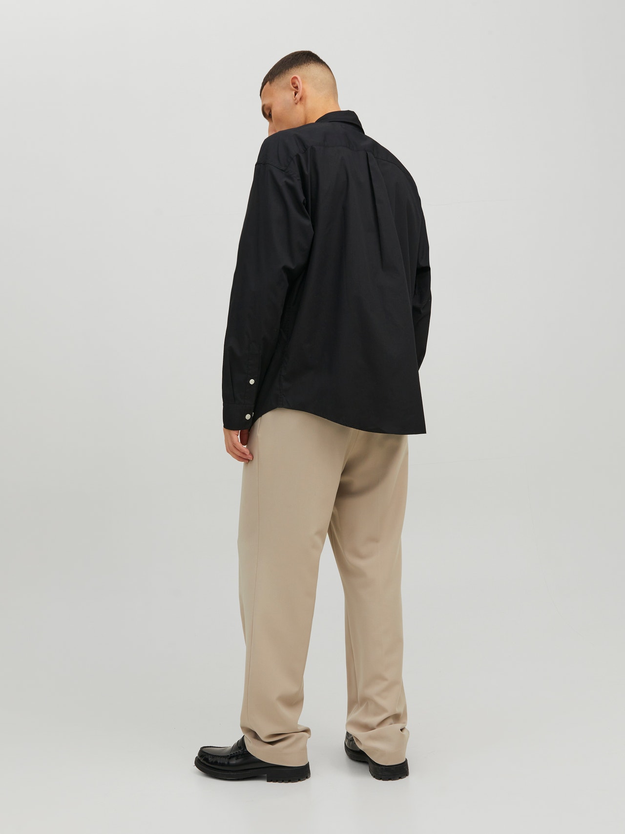 Jack & Jones Camisa Casual Oversize Fit -Black - 12233117