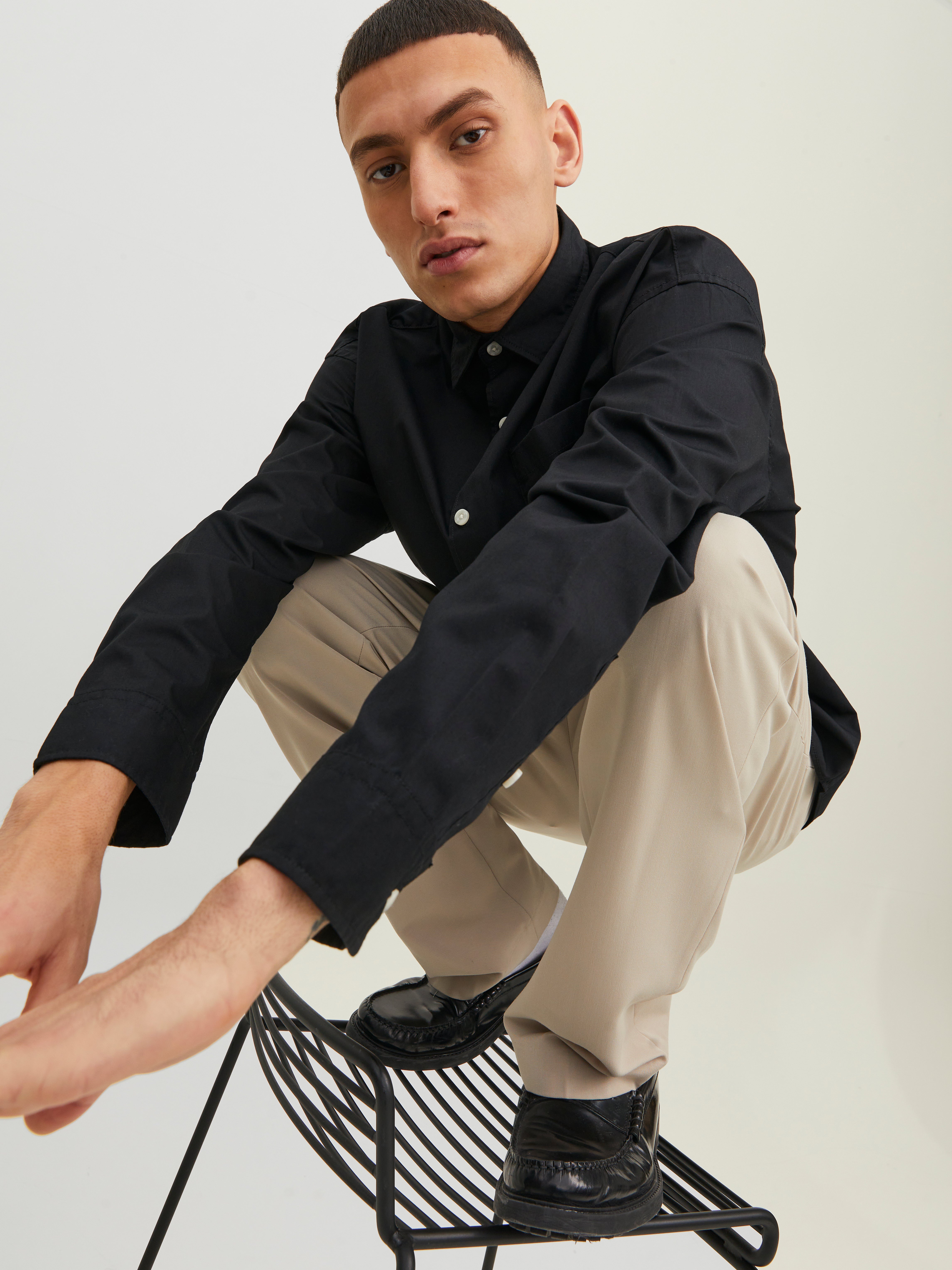 Jack & Jones - Essentials - Pull côtelé - Gris chiné