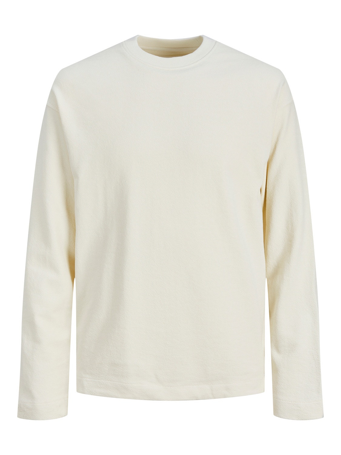 Jack & Jones Einfarbig Sweatshirt mit Rundhals -Tofu - 12233472