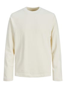 Jack & Jones Sweat à col rond Uni -Tofu - 12233472