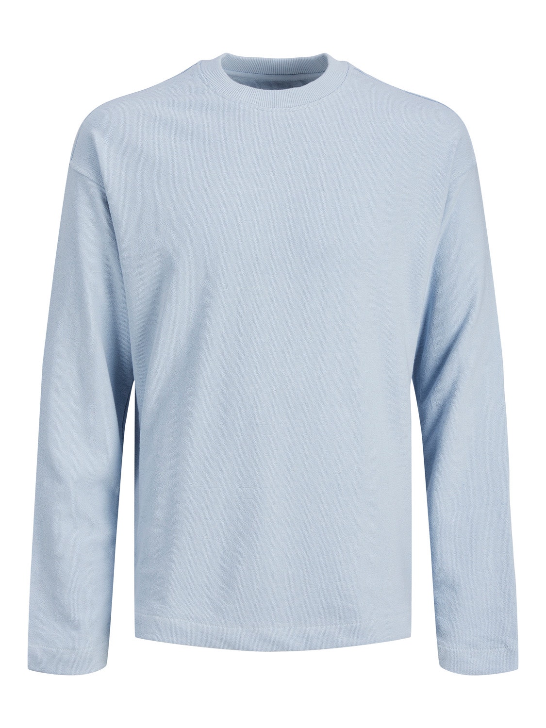 Jack & Jones Ensfarvet Sweatshirt med rund hals -Cashmere Blue - 12233472