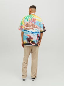 Jack & Jones Stile Hawaiano Wide Fit -Sky Blue - 12233559