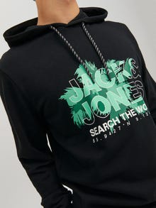 Jack & Jones Sweat à capuche Logo -Black - 12233583