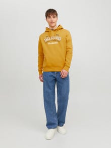 Jack & Jones Φούτερ με κουκούλα -Honey Gold - 12233597