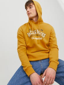 Jack & Jones Hoodie Logo -Honey Gold - 12233597