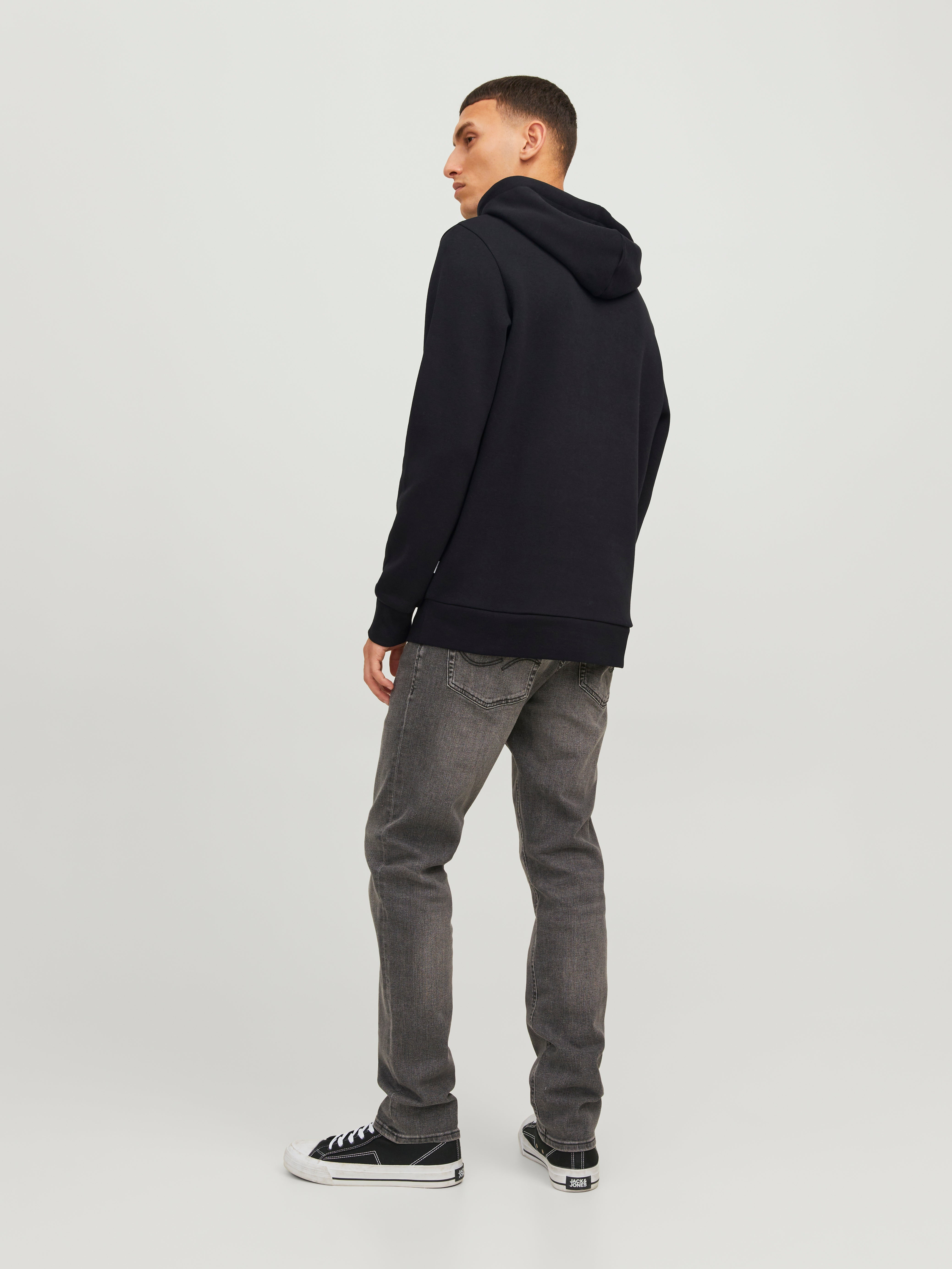Logo Kapuzenpullover | Schwarz | Jack & Jones®