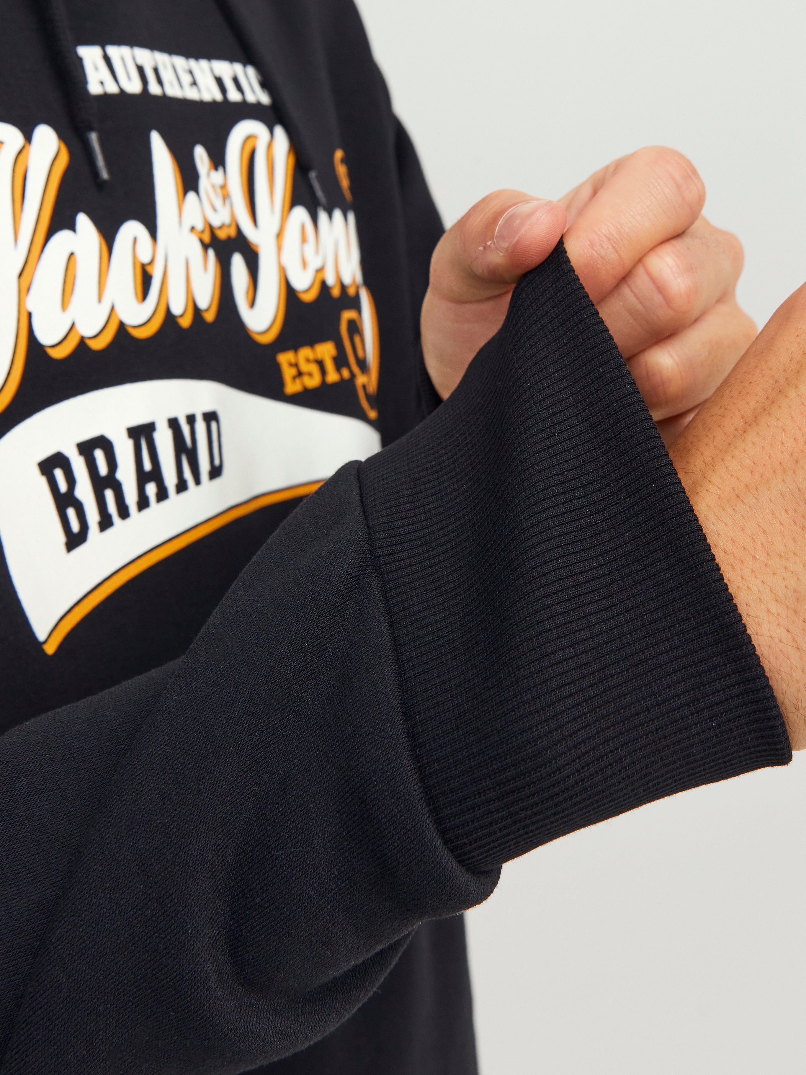 Logo Kapuzenpullover | Schwarz | Jack & Jones®