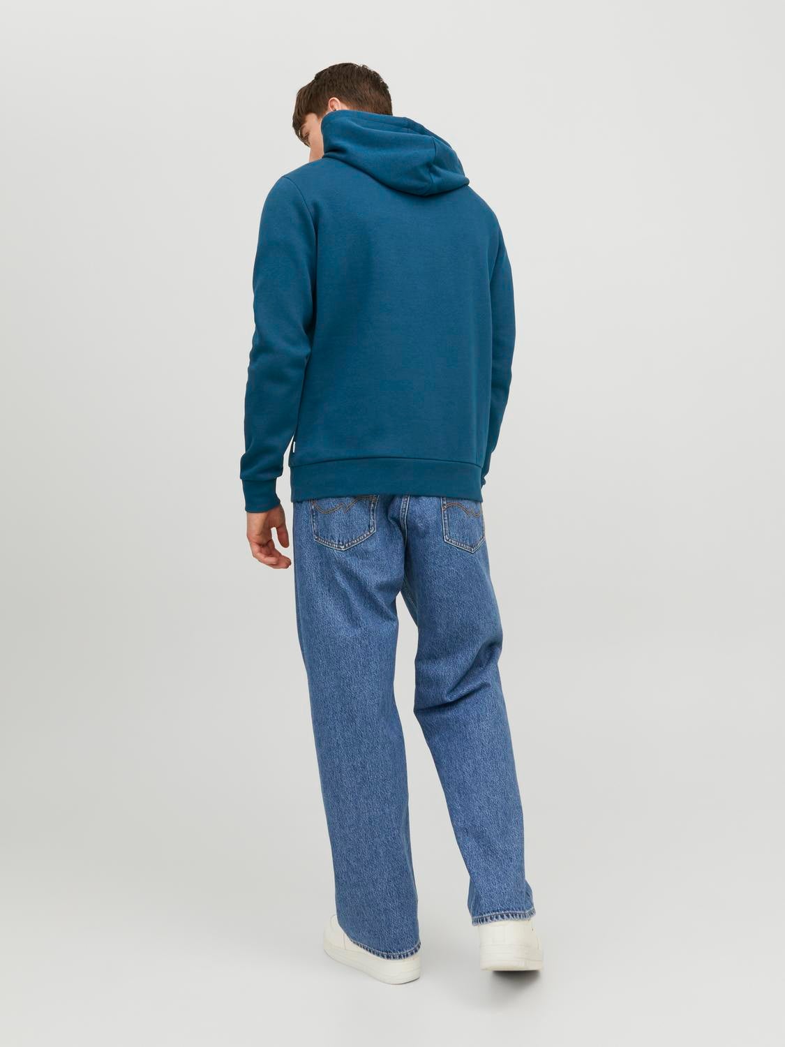 Jack jones best sale blue hoodie