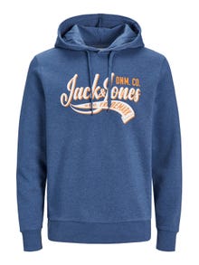 Jack & Jones Hoodie Logo -Ensign Blue - 12233597