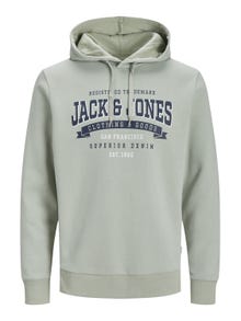Jack & Jones Sweat à capuche Logo -Desert Sage - 12233597