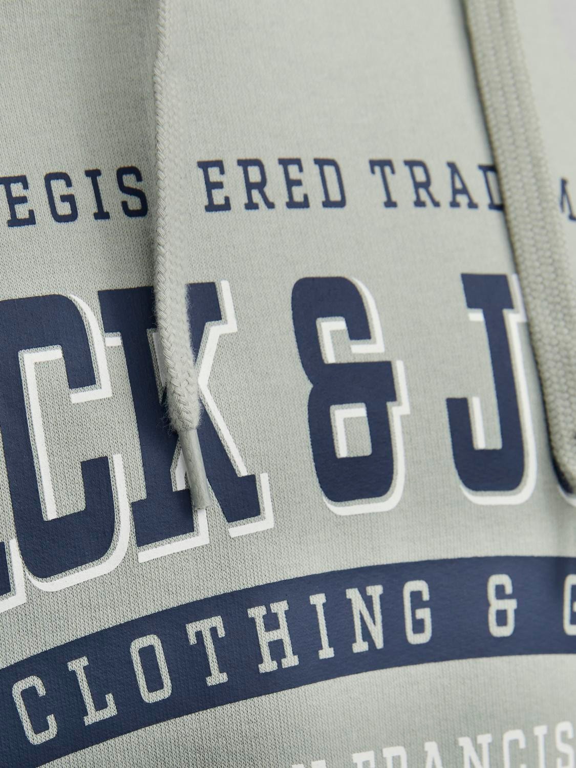 Jack & Jones Sudadera con capucha Logotipo -Desert Sage - 12233597