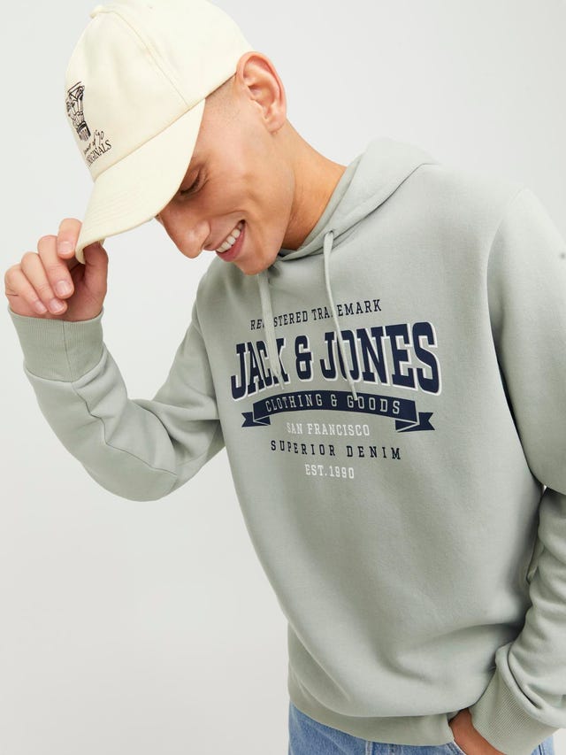 Jack & Jones Logo Kapuutsiga pusa - 12233597