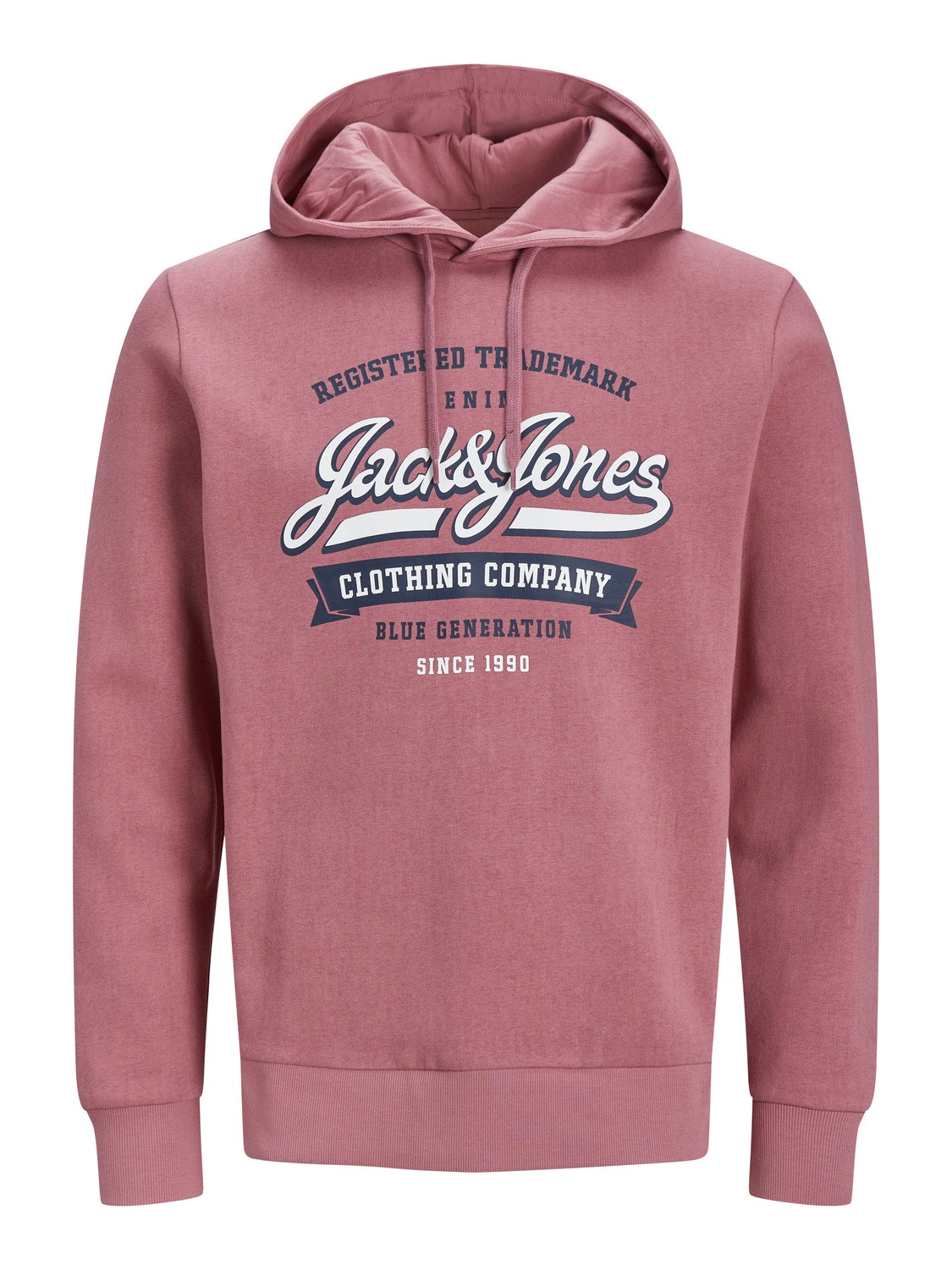 Jack & Jones Hoodie Logo -Mesa Rose - 12233597