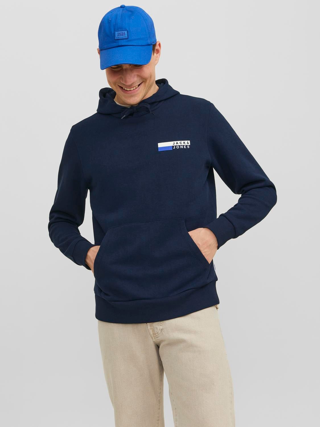 Sweat À Capuche Logo - Jack & Jones - Modalova