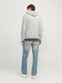 Jack & Jones Sudadera con capucha Logotipo -White Melange - 12233599