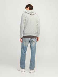 Jack & Jones Z logo Bluza z kapturem -White Melange - 12233599
