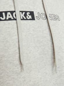 Jack & Jones Z logo Bluza z kapturem -White Melange - 12233599
