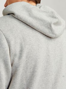Jack & Jones Sudadera con capucha Logotipo -White Melange - 12233599