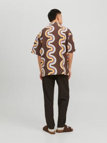 Jack & Jones Regular Fit Bedrukt overhemd -Chestnut - 12233627