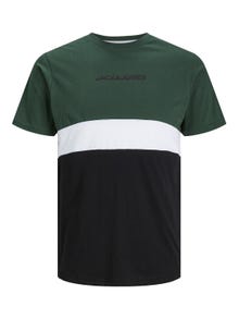 Jack & Jones T-shirt Effet colour block Col rond -Mountain View - 12233961