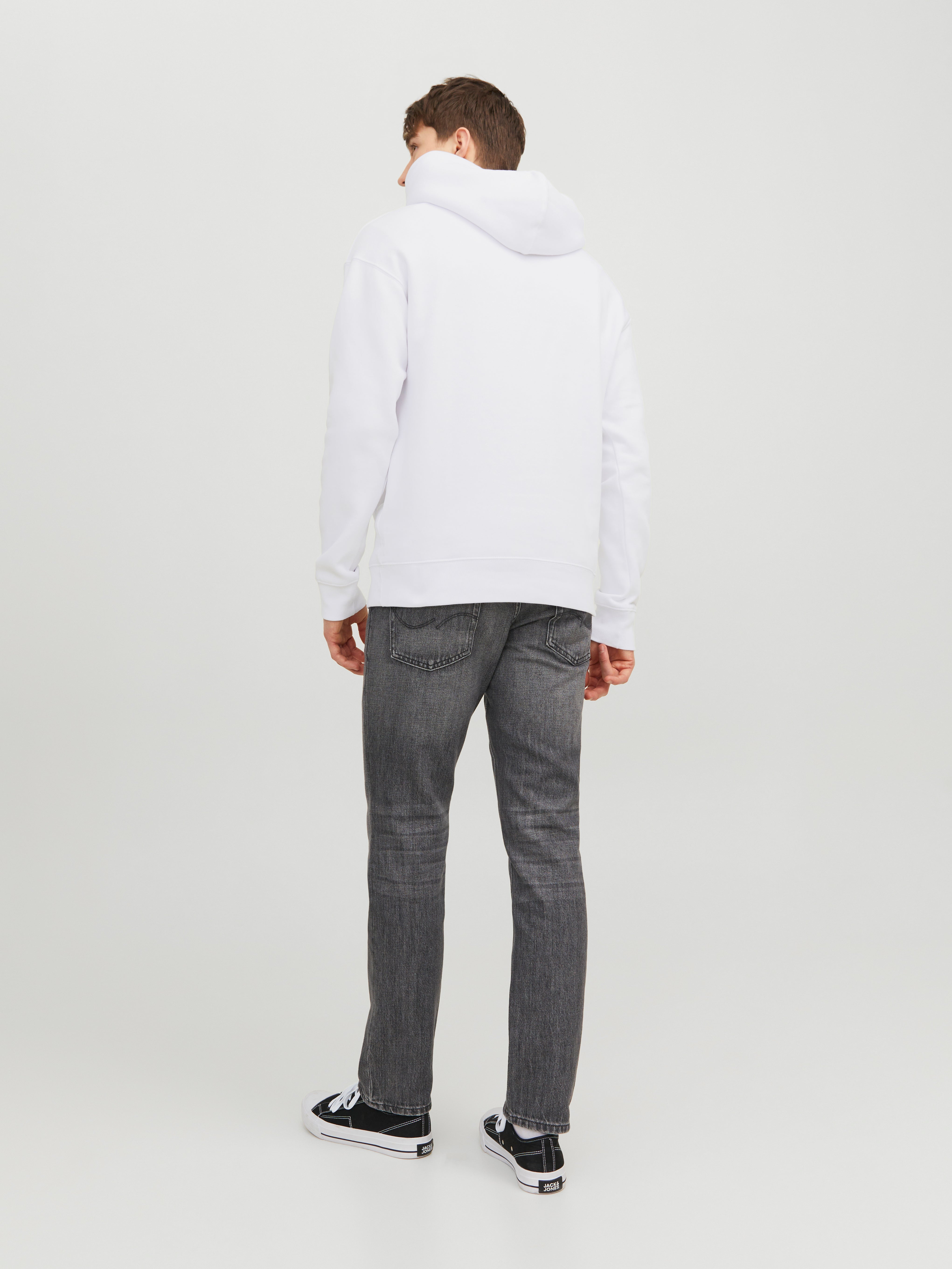 Logo Kapuzenpullover | Weiß | Jack & Jones®