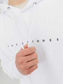 Jack & Jones Hoodie Logo -White - 12233972