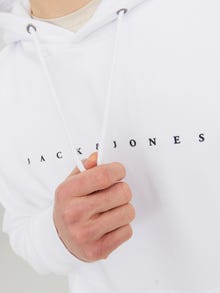 Jack & Jones Hoodie Logo -White - 12233972