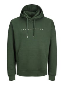 Jack & Jones Logo Hoodie -Mountain View - 12233972