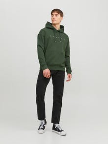 Jack & Jones Logo Hoodie -Mountain View - 12233972