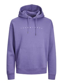 Jack & Jones Logo Hoodie -Twilight Purple - 12233972