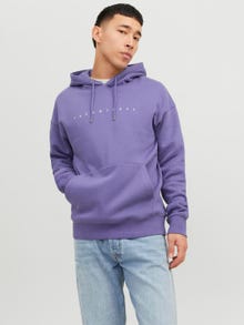 Jack & Jones Logo Hoodie -Twilight Purple - 12233972