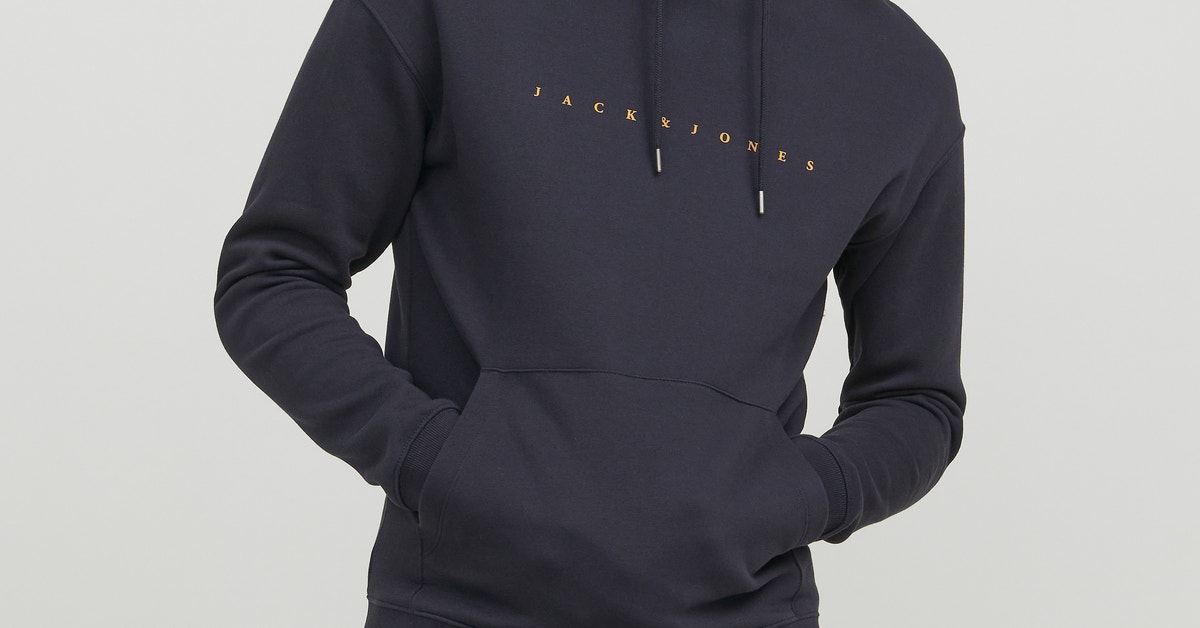 Logo Hoodie | Dark Blue | Jack & Jones®