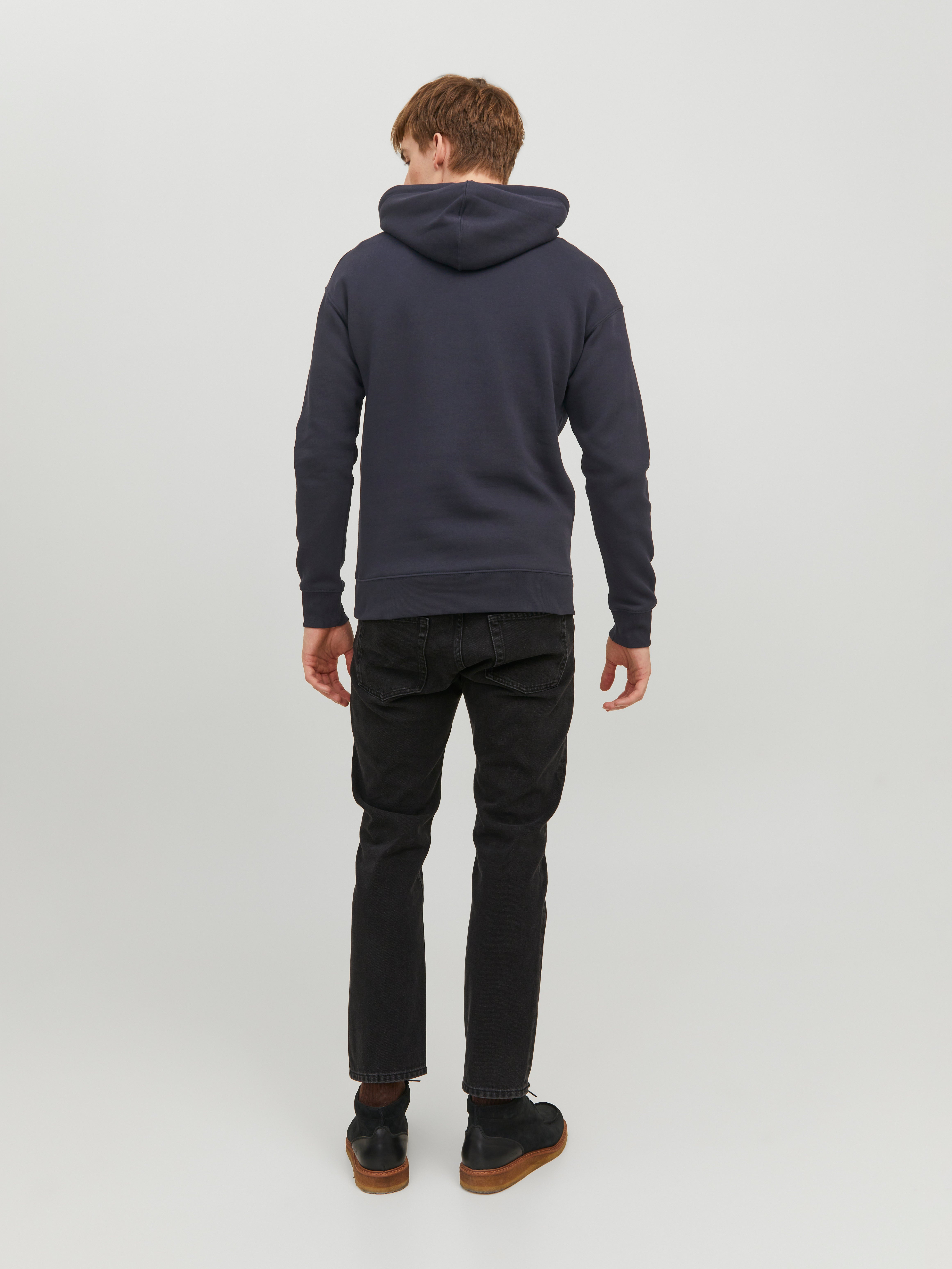 Felpa con cappuccio Con logo | Blu scuro | Jack & Jones®