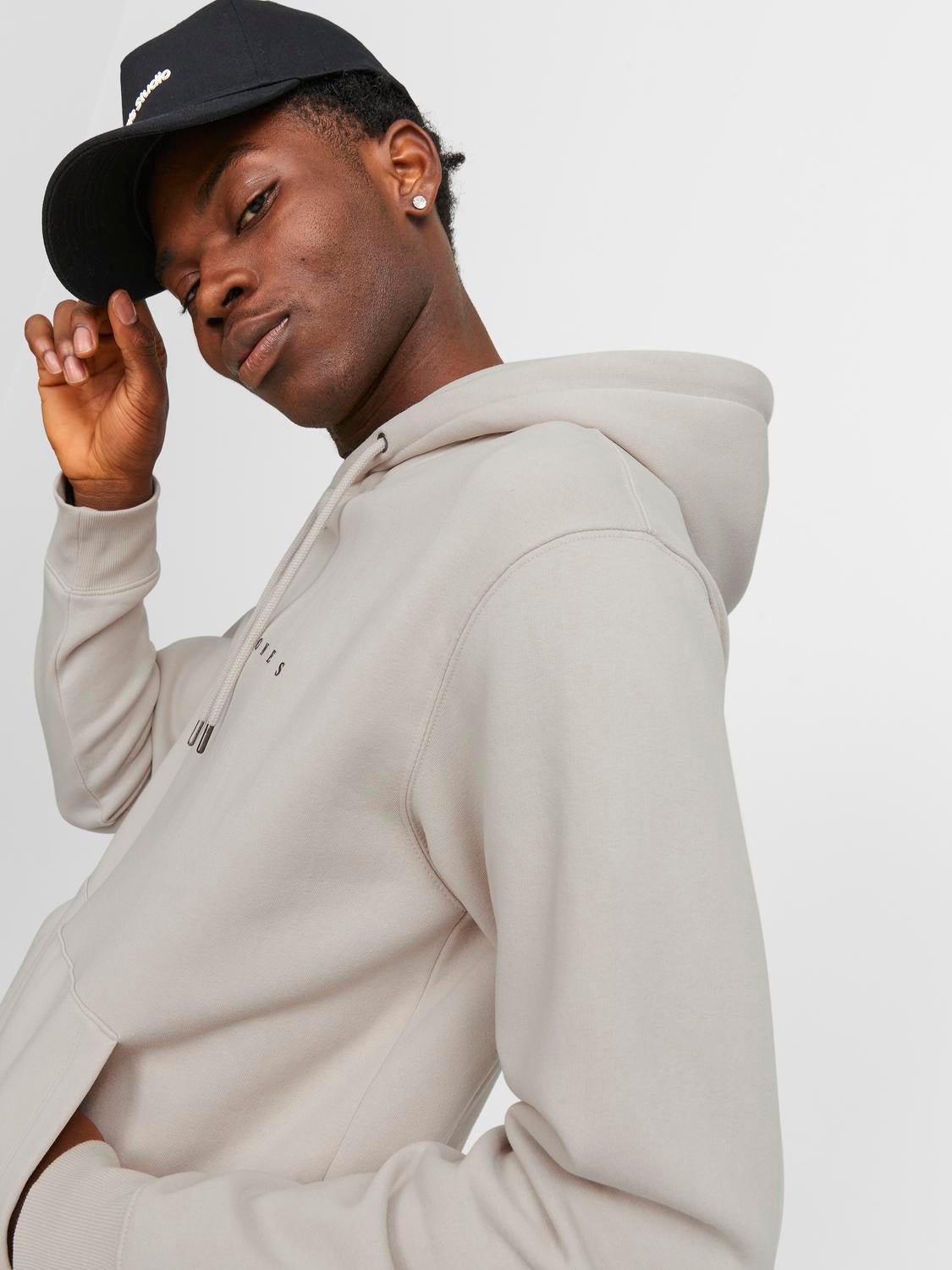 Jack and jones deals white hoodie